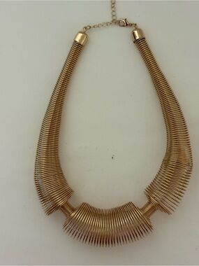 Gold Statement Collar Necklace - Women Jewelry